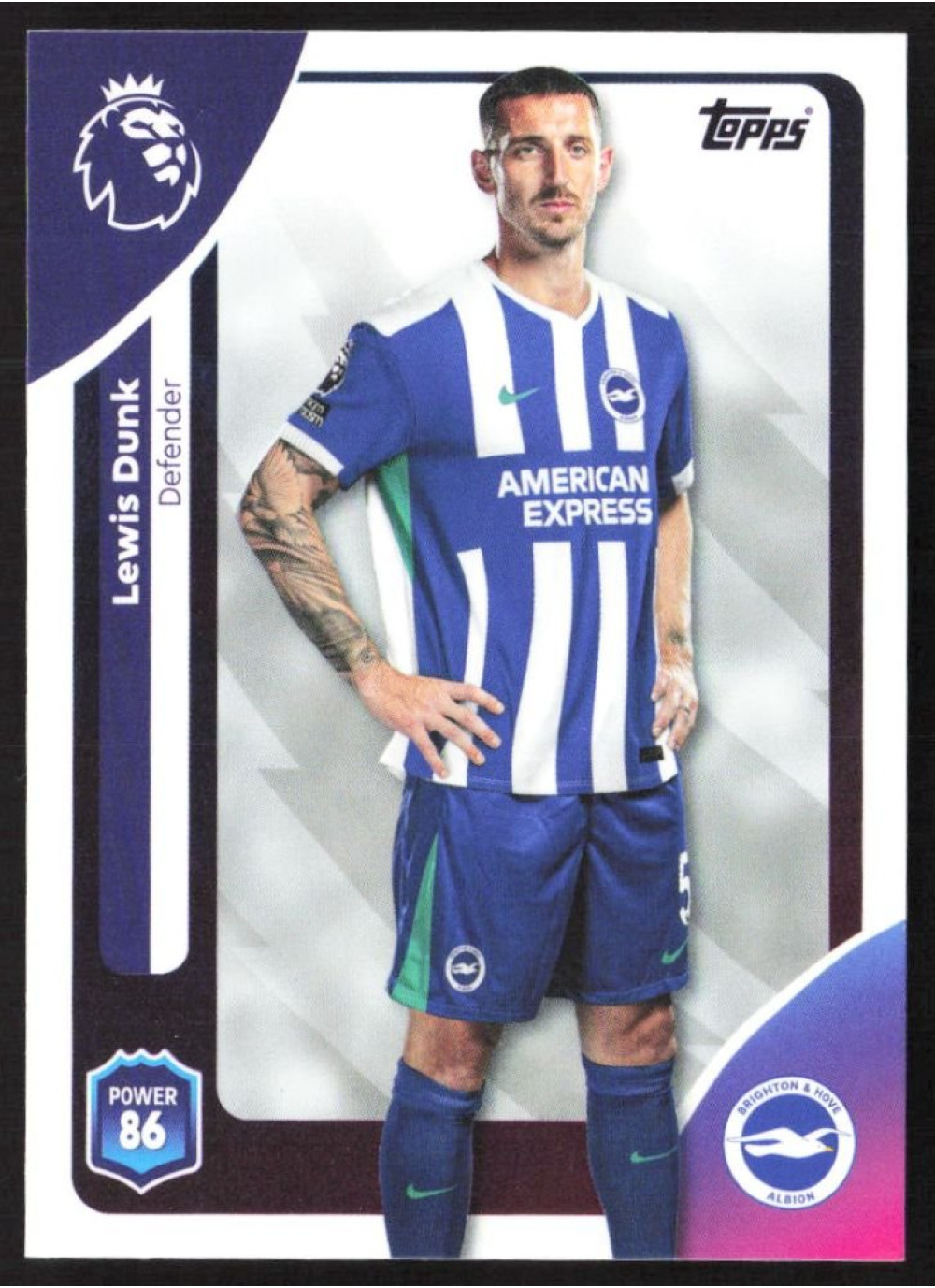 Lewis Dunk, Card, Topps Premier League Debute Edition 2026, BASE