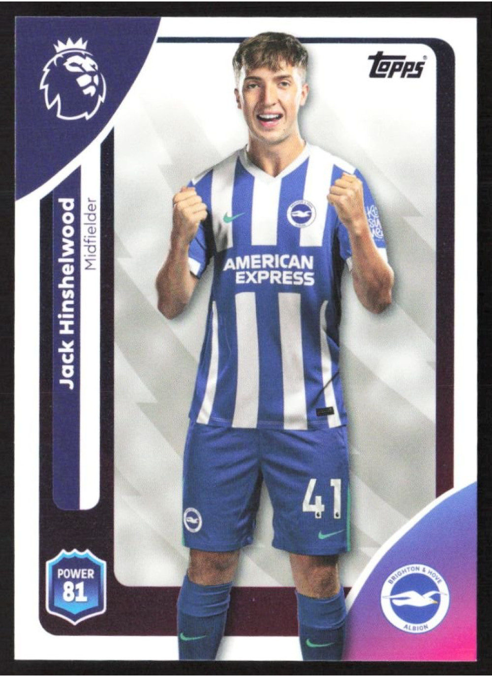 Jack Hinshelwood, Card, Topps Premier League Debute Edition 2026, BASE