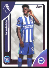 Carlos Baleba, Kartička, Topps Premier League Debute Edition 2026, BASE