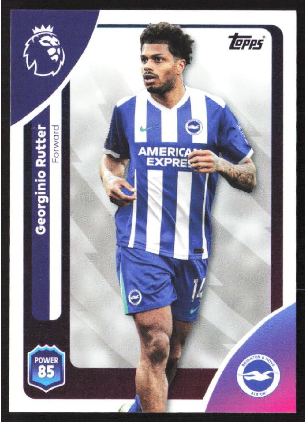 Georginio Rutter, Card, Topps Premier League Debute Edition 2026, BASE