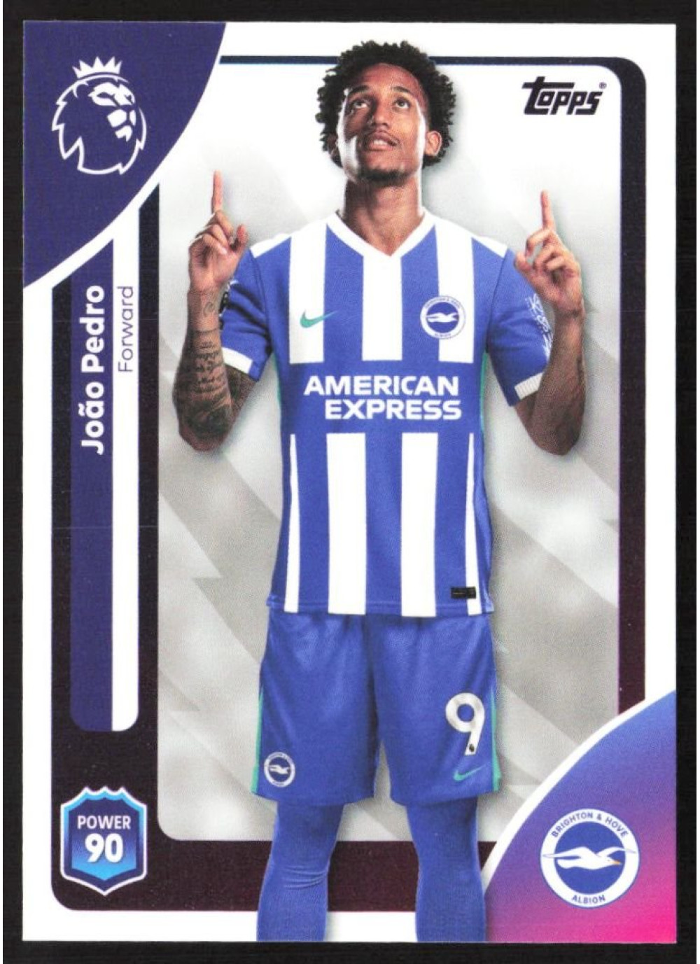 João Pedro, Card, Topps Premier League Debute Edition 2026, BASE