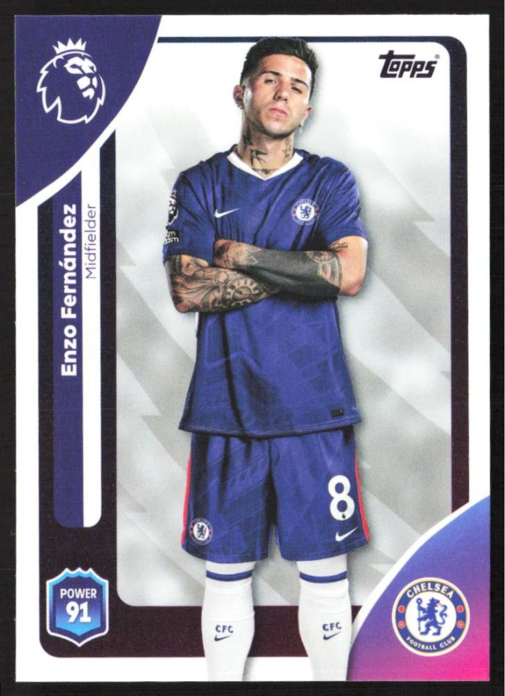 Enzo Fernández, Card, Topps Premier League Debute Edition 2026, BASE