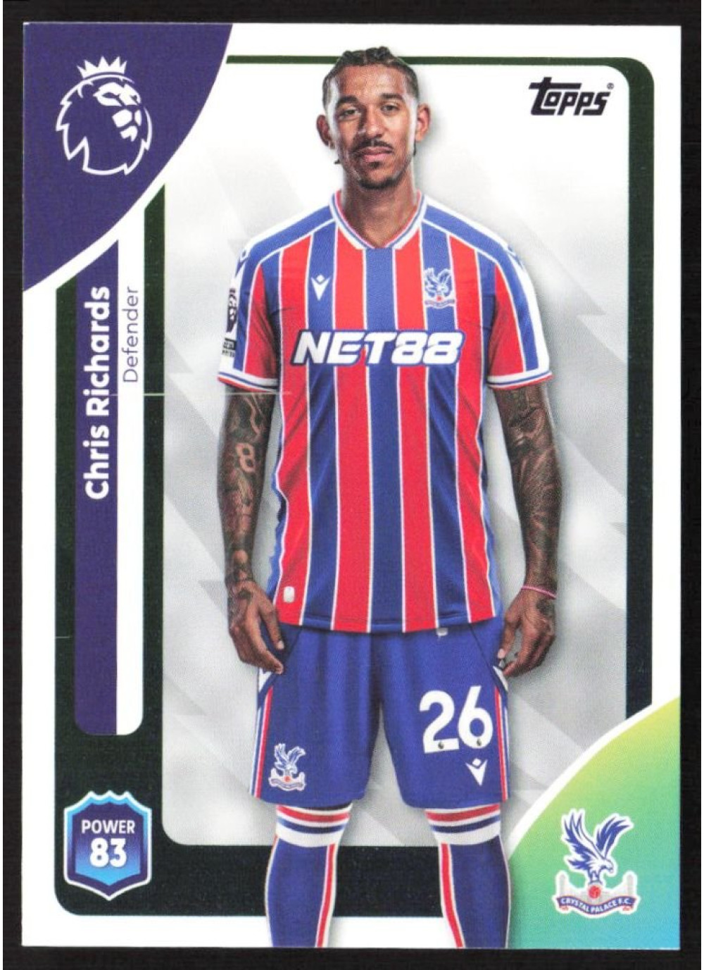 Chris Richards, Card, Topps Premier League Debute Edition 2026, BASE