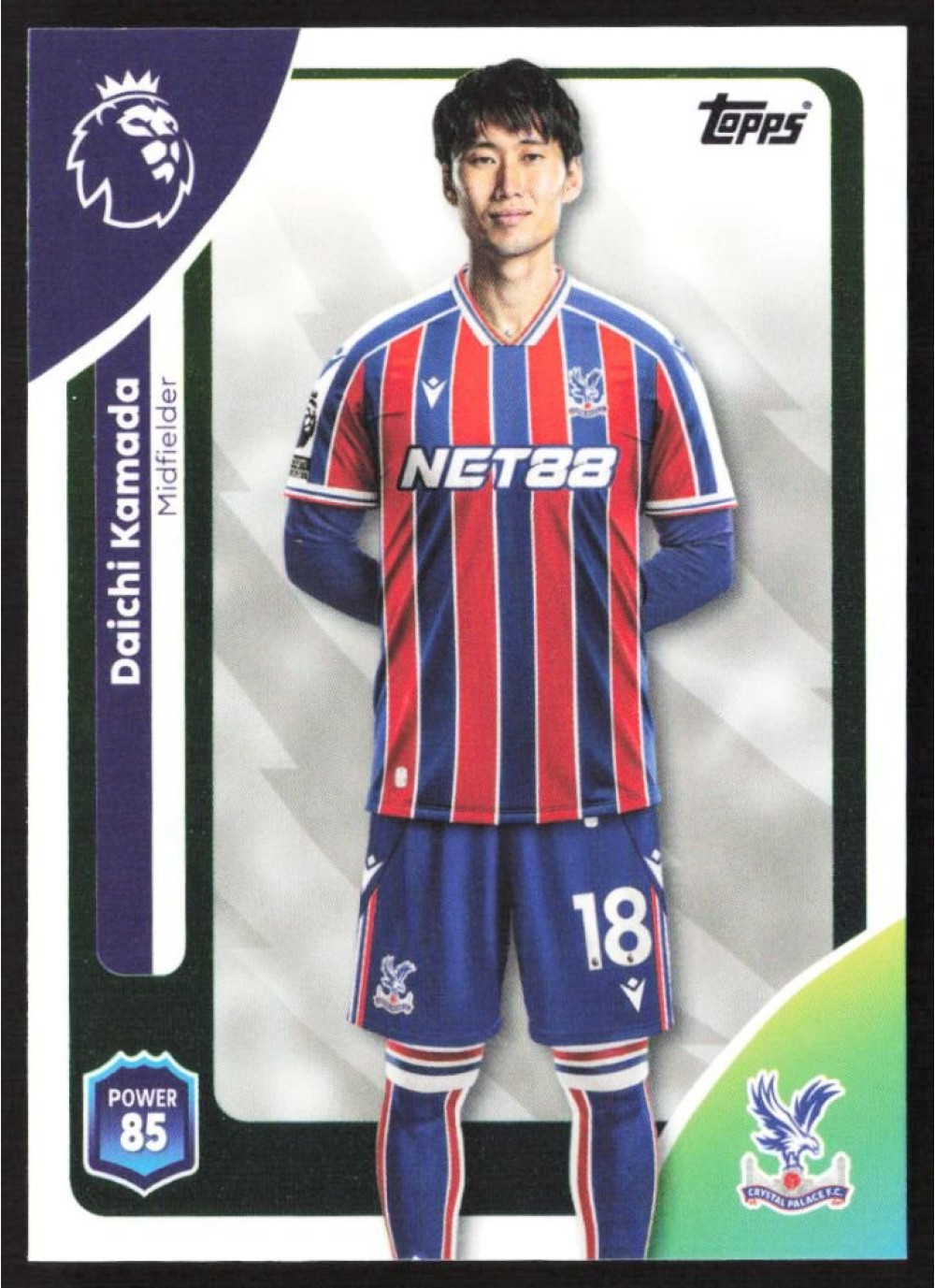 Daichi Kamada, Card, Topps Premier League Debute Edition 2026, BASE