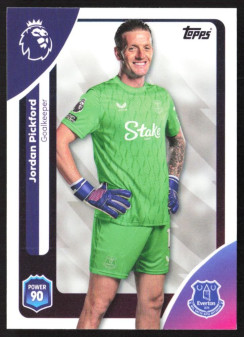 Jordan Pickford, Kartička, Topps Premier League Debute Edition 2026, BASE