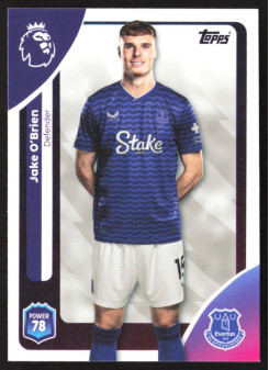Jake O’Brien, Kartička, Topps Premier League Debute Edition 2026, BASE
