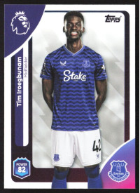Tim Iroegbunam, Kartička, Topps Premier League Debute Edition 2026, BASE