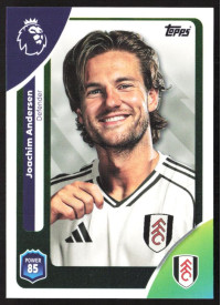 Joachim Andersen, Kartička, Topps Premier League Debute Edition 2026, BASE