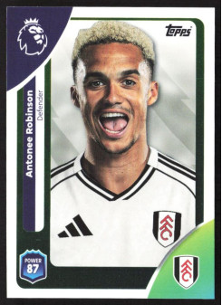 Antonee Robinson, Kartička, Topps Premier League Debute Edition 2026, BASE