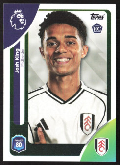 Josh King, Kartička, Topps Premier League Debute Edition 2026, BASE