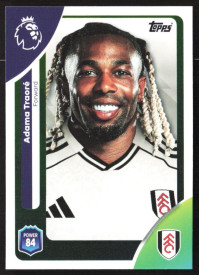 Adama Traoré, Kartička, Topps Premier League Debute Edition 2026, BASE