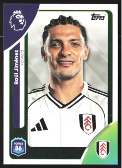 Raúl Jiménez, Kartička, Topps Premier League Debute Edition 2026, BASE