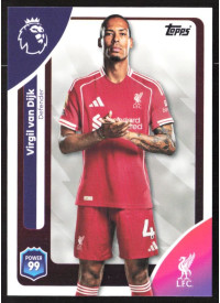 Virgil van Dijk, Kartička, Topps Premier League Debute Edition 2026, BASE