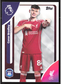 Conor Bradley, Kartička, Topps Premier League Debute Edition 2026, BASE
