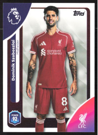 Dominik Szoboszlai, Kartička, Topps Premier League Debute Edition 2026, BASE