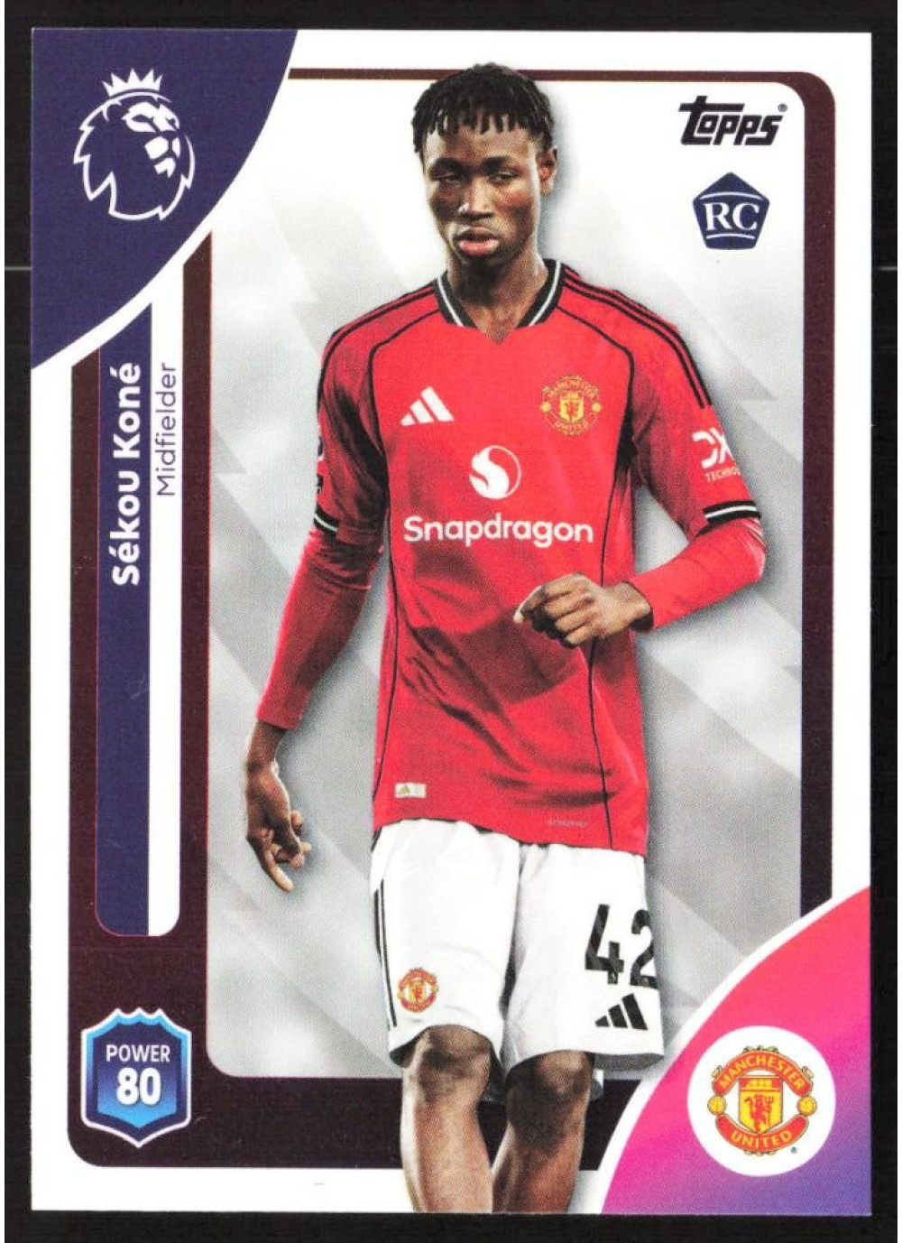 Sékou Koné, Card, Topps Premier League Debute Edition 2026, BASE