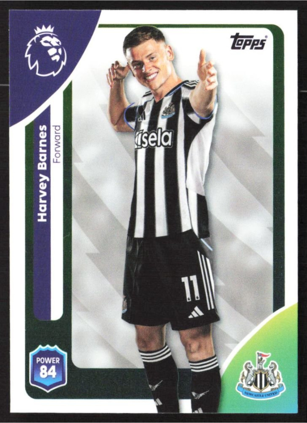 Harvey Barnes, Card, Topps Premier League Debute Edition 2026, BASE