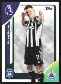 Harvey Barnes, Kartička, Topps Premier League Debute Edition 2026, BASE