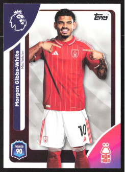 Morgan Gibbs-White, Kartička, Topps Premier League Debute Edition 2026, BASE