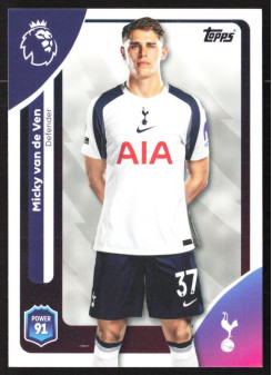 Micky van de Ven, Kartička, Topps Premier League Debute Edition 2026, BASE
