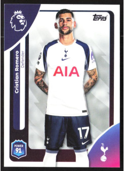Cristian Romero, Kartička, Topps Premier League Debute Edition 2026, BASE