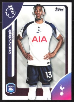 Destiny Udogie, Kartička, Topps Premier League Debute Edition 2026, BASE