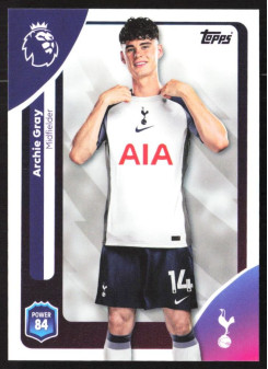 Archie Gray, Kartička, Topps Premier League Debute Edition 2026, BASE