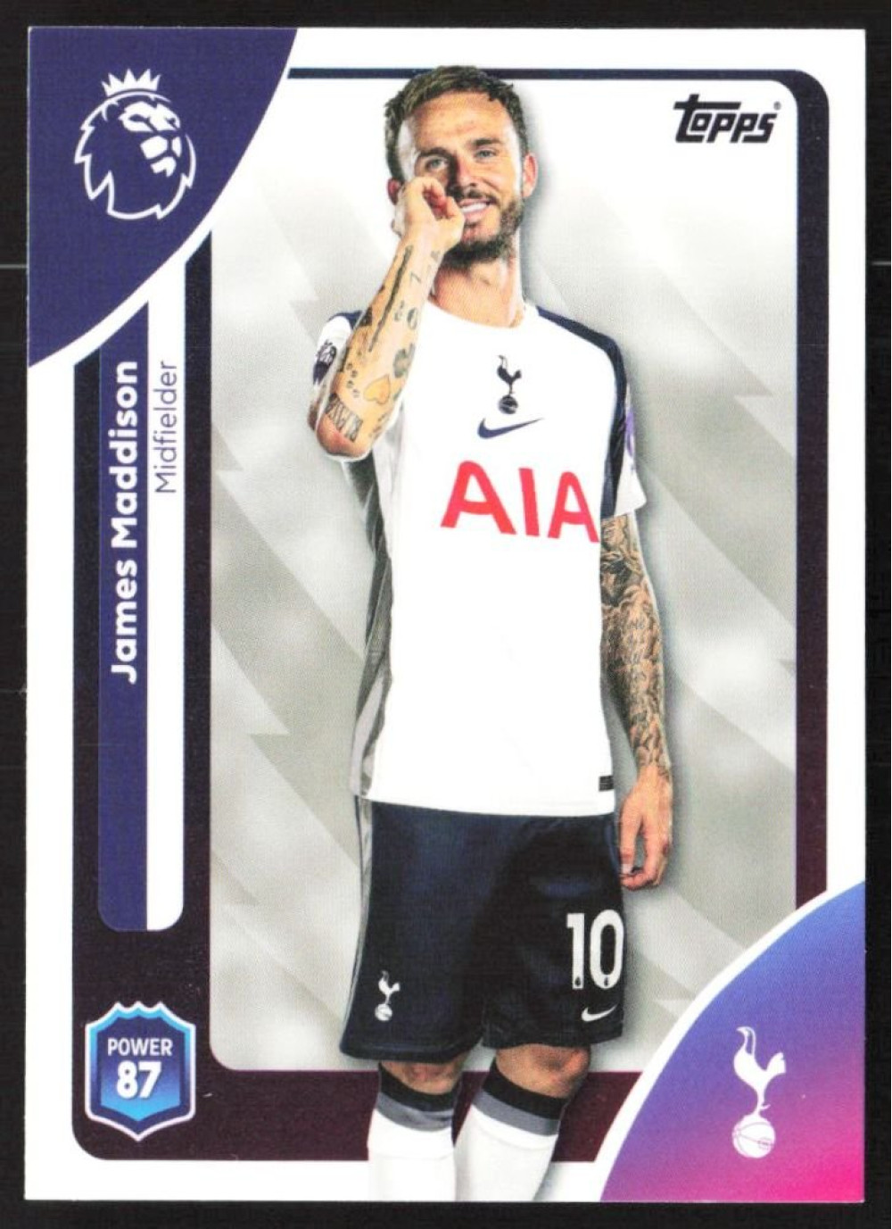 James Maddison, Card, Topps Premier League Debute Edition 2026, BASE