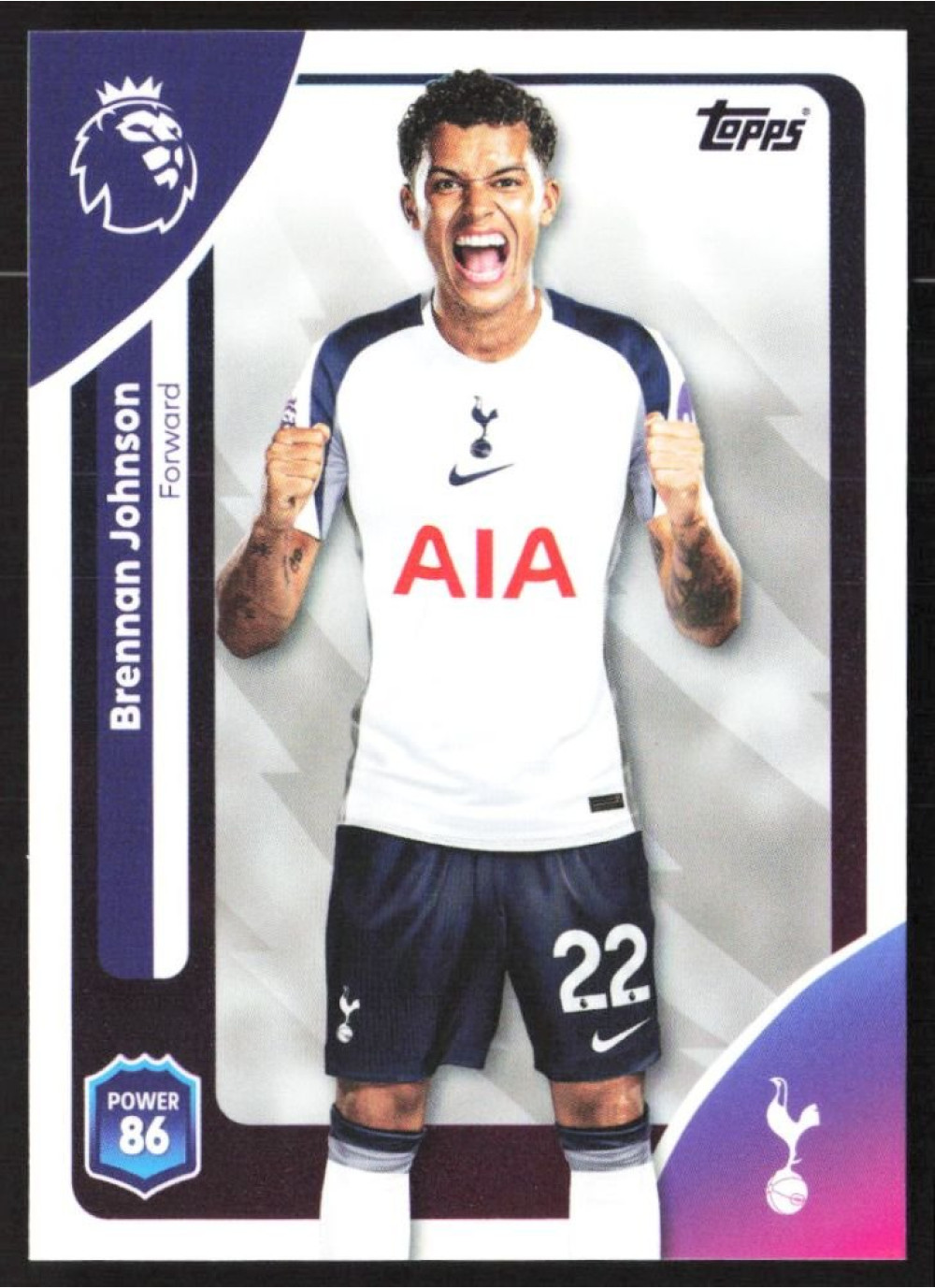 Brennan Johnson, Card, Topps Premier League Debute Edition 2026, BASE