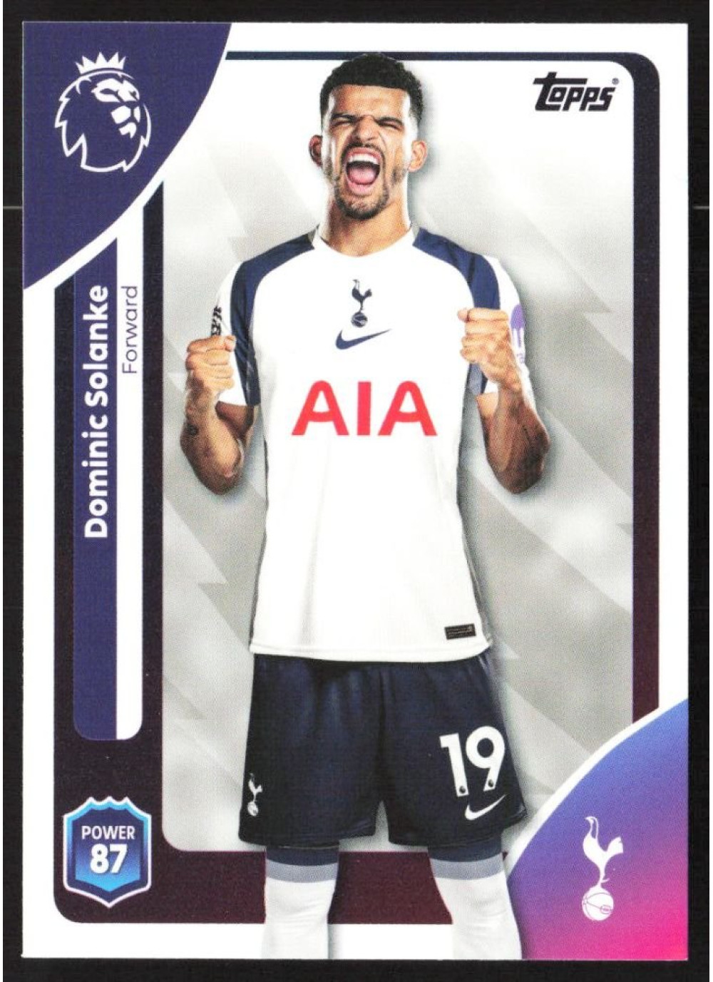 Dominic Solanke, Card, Topps Premier League Debute Edition 2026, BASE