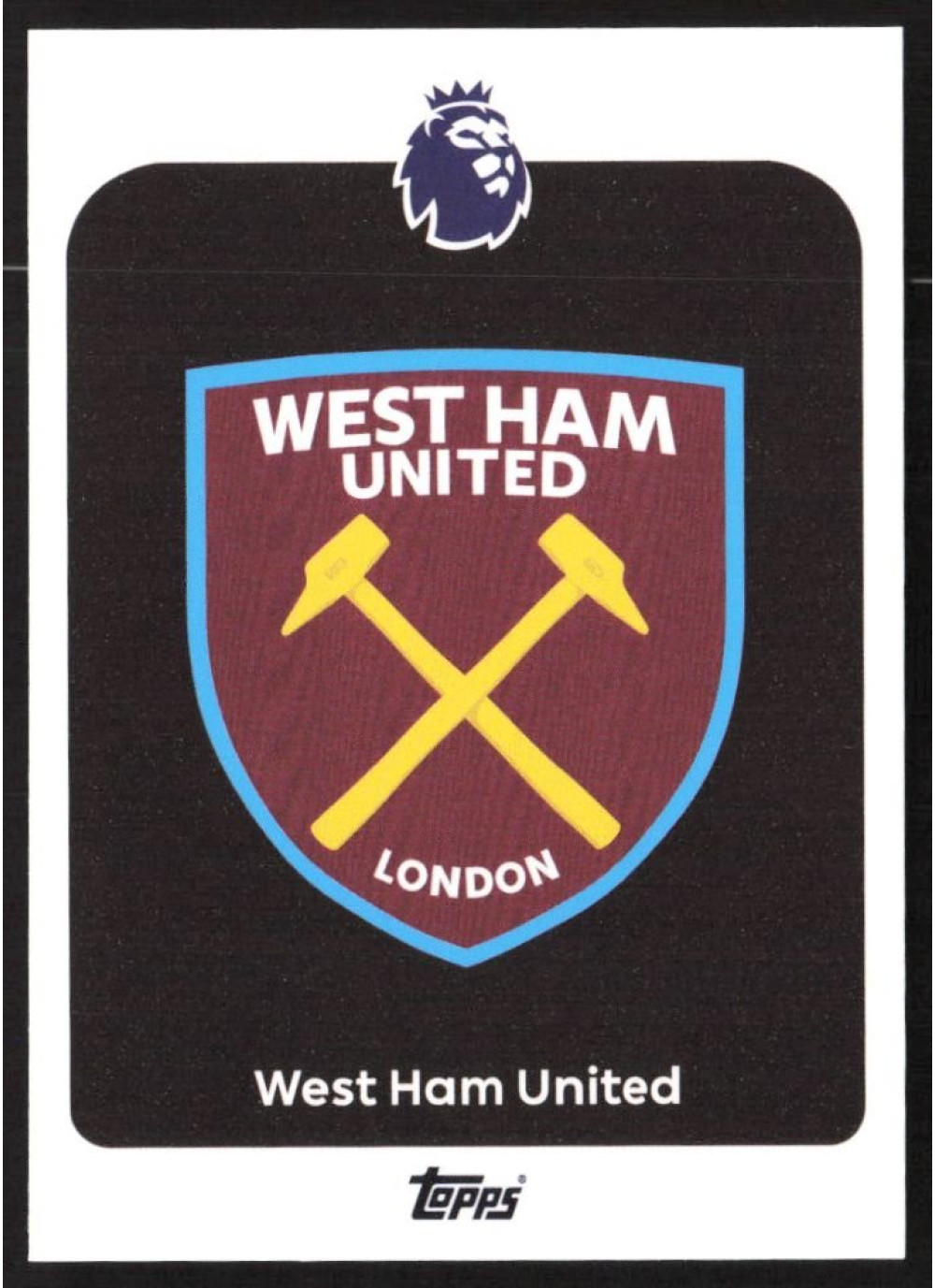 Team Badge, Card, Topps Premier League Debute Edition 2026, BASE
