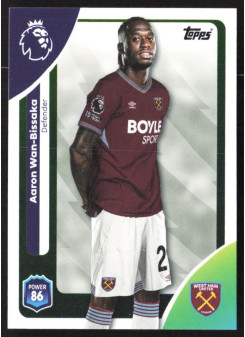 Aaron Wan-Bissaka, Kartička, Topps Premier League Debute Edition 2026, BASE