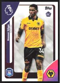 Nasser Djiga, Card, Topps Premier League Debute Edition 2026, BASE