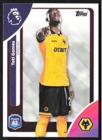 Toti Gomes, Kartička, Topps Premier League Debute Edition 2026, BASE