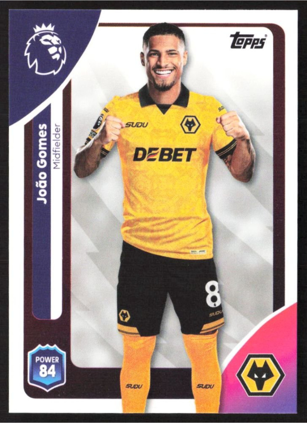 João Gomes, Card, Topps Premier League Debute Edition 2026, BASE
