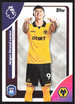 Jørgen Strand Larsen, Kartička, Topps Premier League Debute Edition 2026, BASE