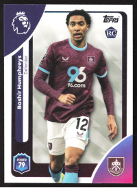 Bashir Humphreys, Kartička, Topps Premier League Debute Edition 2026, BASE