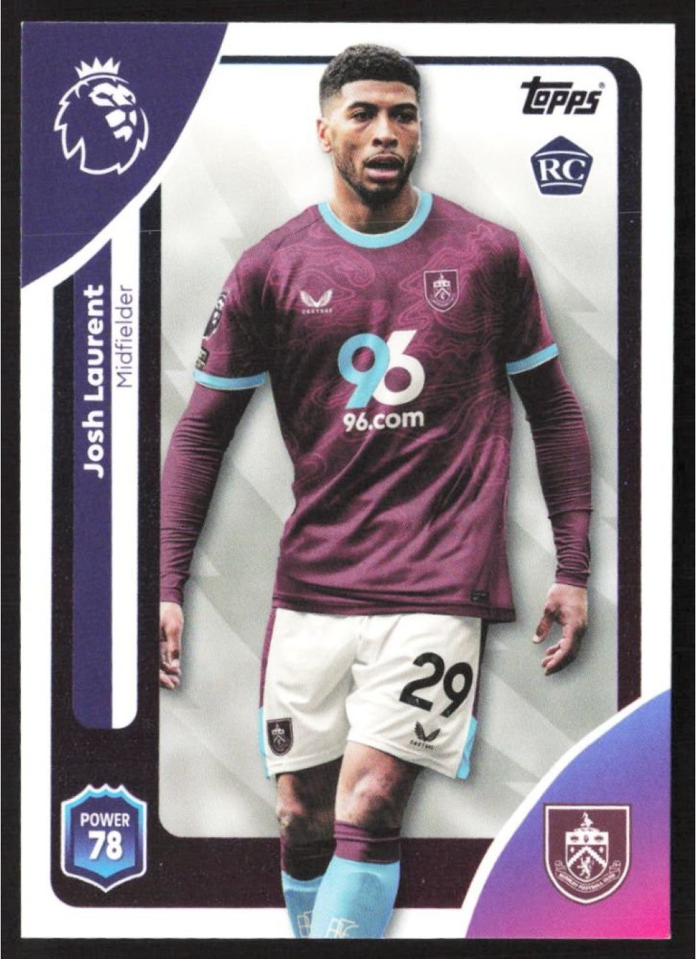 Josh Laurent, Card, Topps Premier League Debute Edition 2026, BASE