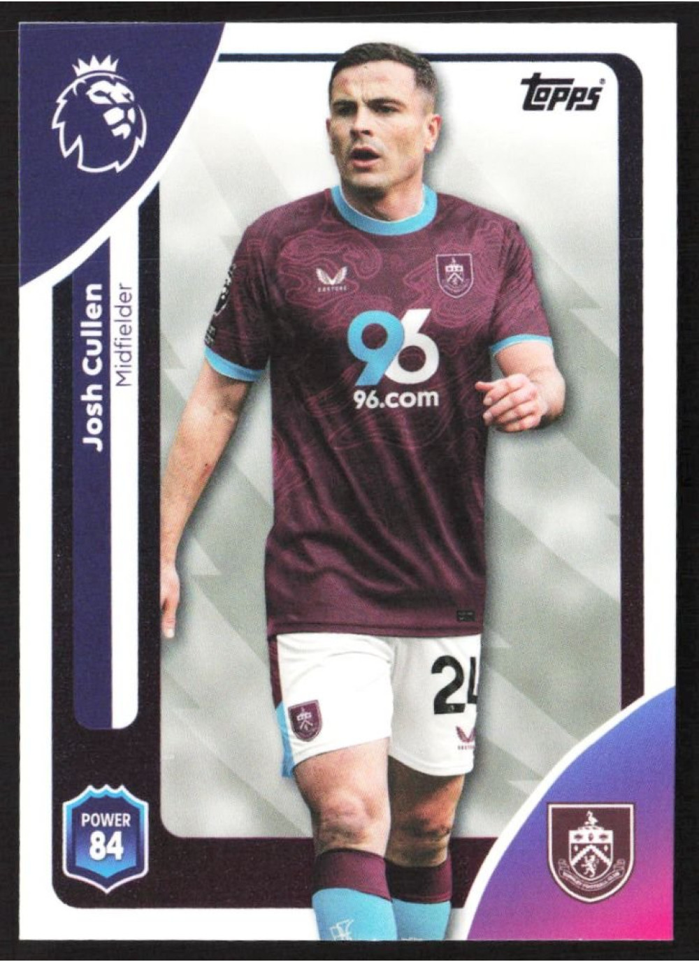 Josh Cullen, Card, Topps Premier League Debute Edition 2026, BASE