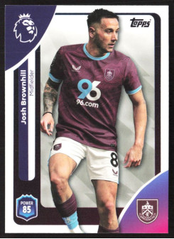 Josh Brownhill, Kartička, Topps Premier League Debute Edition 2026, BASE