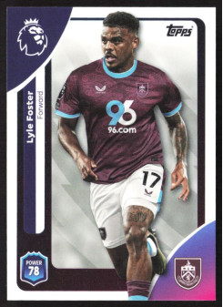 Lyle Foster, Kartička, Topps Premier League Debute Edition 2026, BASE