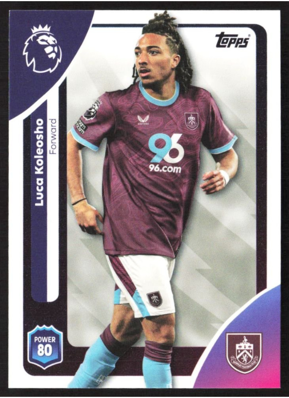 Luca Koleosho, Card, Topps Premier League Debute Edition 2026, BASE