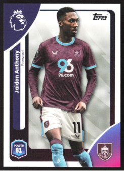 Jaidon Anthony, Kartička, Topps Premier League Debute Edition 2026, BASE