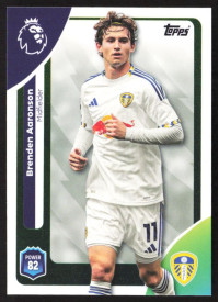 Brenden Aaronson, Card, Topps Premier League Debute Edition 2026, BASE