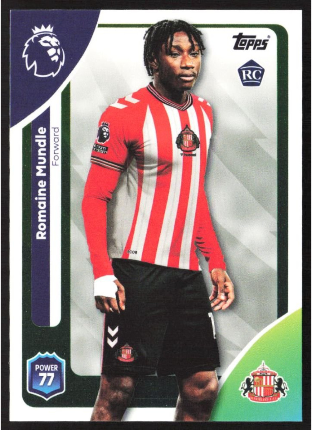 Romaine Mundle, Card, Topps Premier League Debute Edition 2026, BASE