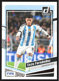 Enzo Fernandez, Kartička, 2023-24 Panini Donruss Soccer, BASE