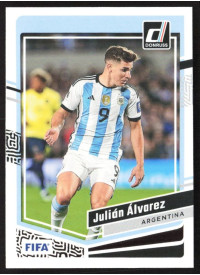 Julian Alvarez, Kartička, 2023-24 Panini Donruss Soccer, BASE