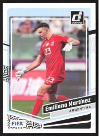Emiliano Martinez, Kartička, 2023-24 Panini Donruss Soccer, BASE