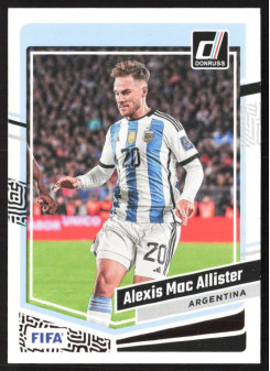 Alexis Mac Allister, Kartička, 2023-24 Panini Donruss Soccer, BASE