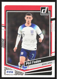 Phil Foden, Kartička, 2023-24 Panini Donruss Soccer, BASE